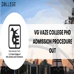 VG Vaze College PhD Admission Procedure Out